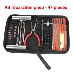 Kit de réparation pour pneu voiture 47 pièces