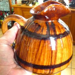 TRES BEAU PICHET ANCIEN A RTISANAL POUR : EAU // VIN //- etc-  ET COLLECTION OBJETS DIVERS