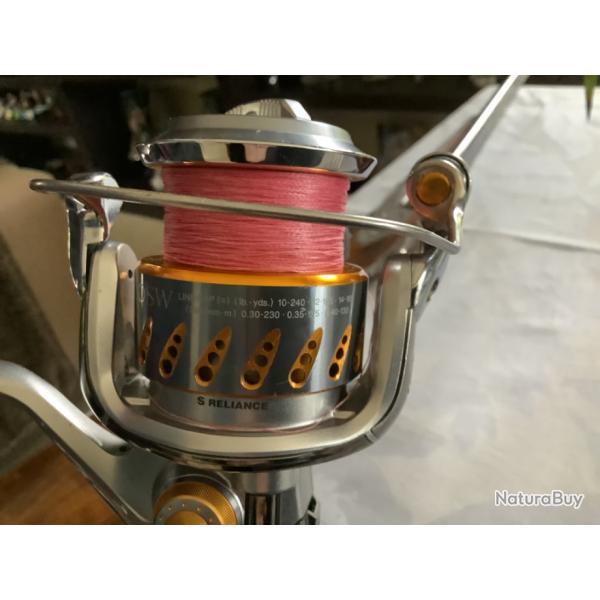 Canne  pche avec moulinet neuf Shimano sw5000