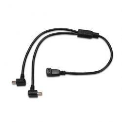 CABLE ADAPTATEUR DOUBLE DIT CABLE Y CABLE ADAPTATEUR DOUBLE POUR GARMIN DELTA, DELTA SPORT, PRO550, 