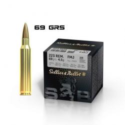 100 Munitions S&B cal.223 Rem 69gr FMJ