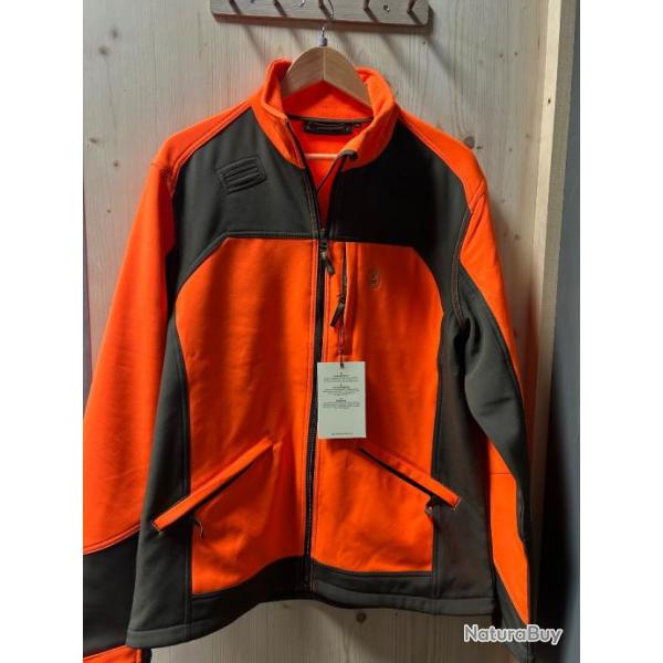 VESTE SOFTSHELL DEERHUNTER ROGALAND ORANGE