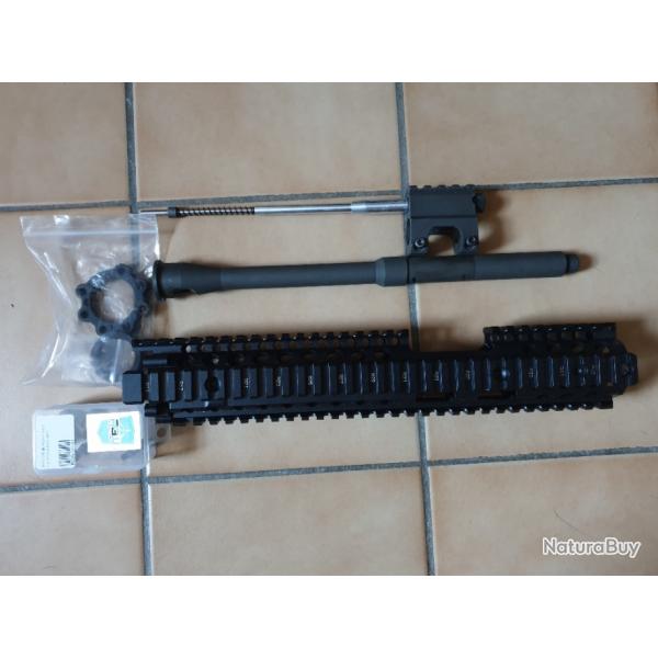 Vend kit Garde-main DANIEL DEFENSE fsp ghk avec canon et gas block