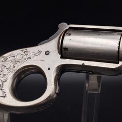 REVOLVER POIVRIERE JAMES REID MY FRIEND BREVETE EN 1865 Calibre 22 Long - USA XIXè Très bon  U.S.A. 