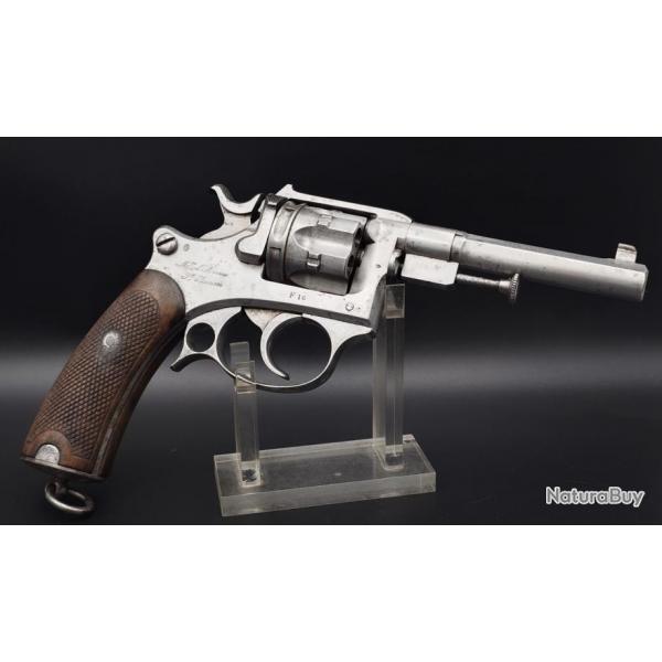 REVOLVER MILITAIRE D'ESSAI SAINT ETIENNE MODELE 1887 PROTOTYPE MAS1892 de 1888 Calibre 8 mm LEBEL - 