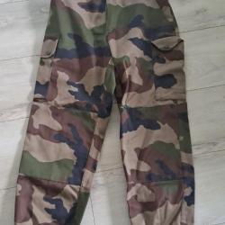 PANTALON TREILLIS F2 - CAMOUFLAGE CENTRE-EUROPE (article neuf)