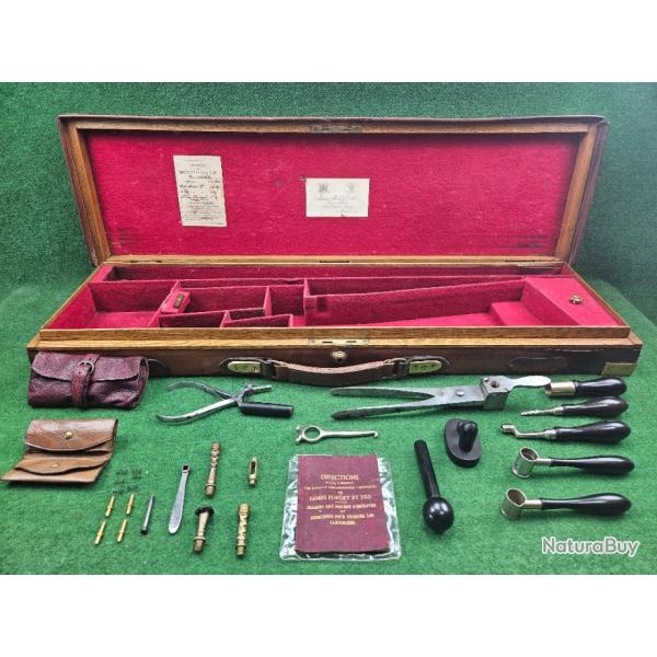 Fusil J.Purdey & Sons juxtapos Bar-in-wood Cal.16 + mallette et accessoires