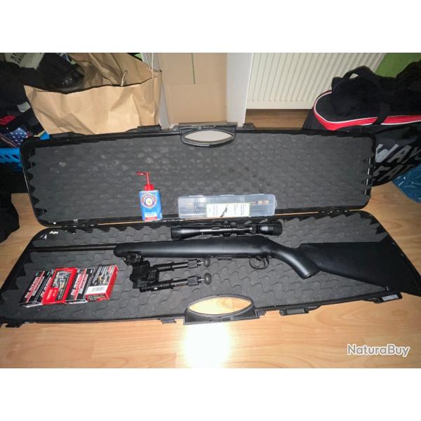 CZ 455 22LR + 3-9X40 + BIPIED + MALLETTE + KIT NETTOYAGE/ENTRETIEN