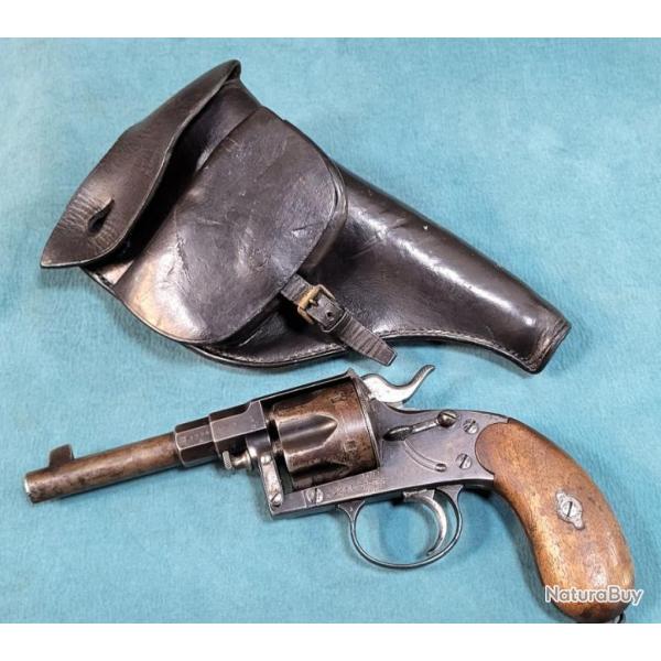 Revolver Allemand ww1 Reichrevolver 1883 + tui (srie photo 1)