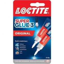 COLLE LOCTITE SUPER GLUE 3 (2x3gr)