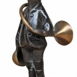 Statuette blaireau bronze