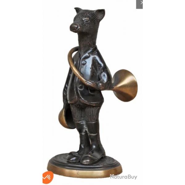 Statuette blaireau bronze