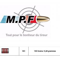 Ogives MPF plombs 32 WC DBB 100 Gr Ø 311" par 1000