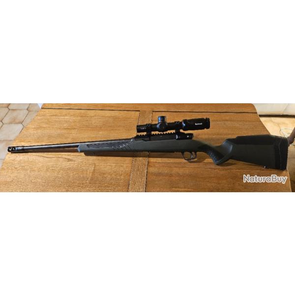 SAVAGE Impulse hog hunter cal.30 06 avec lunette Bushnell nitro i+