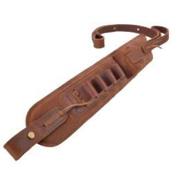 Sangle de fusil de chasse en cuir avec ceinture de support MARRON 1 attache LIVRAISON GRATUITE !!