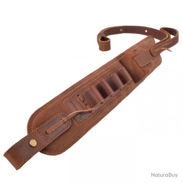 Sangle de fusil de chasse en cuir avec ceinture de support MARRON 1 attache LIVRAISON GRATUITE !!