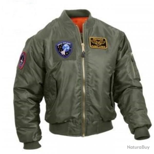 Bombers MA-1 Classique Flight Jacket Vert 3XL