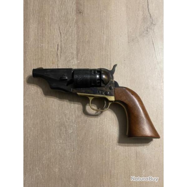 Revolver poudre noir PIETTA 1862 SUBNOSE POLICE cal 44