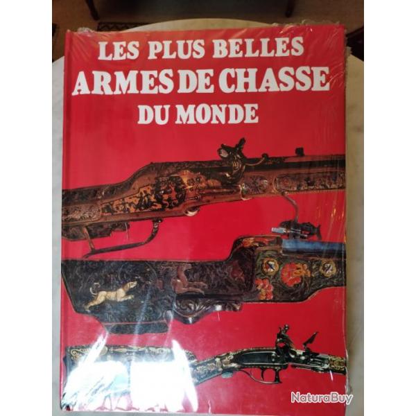 beau livre LES PLUS BELLES ARMES DE CHASSE DU MONDE. 1984 NEUF, film d'origine EDITION MINERVA