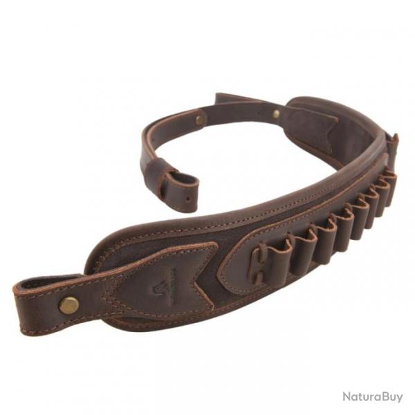 Sangle ajustable en cuir sud Coffee(12 Gauge)