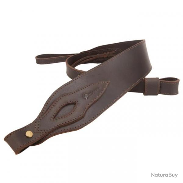 Sangle rembourre en cuir pour Henry, Remington, Winchester CAFE LIVRAISON GRATUITE !!