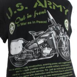 T-shirt manche courte 100% coton coupe homme Moto US WW2