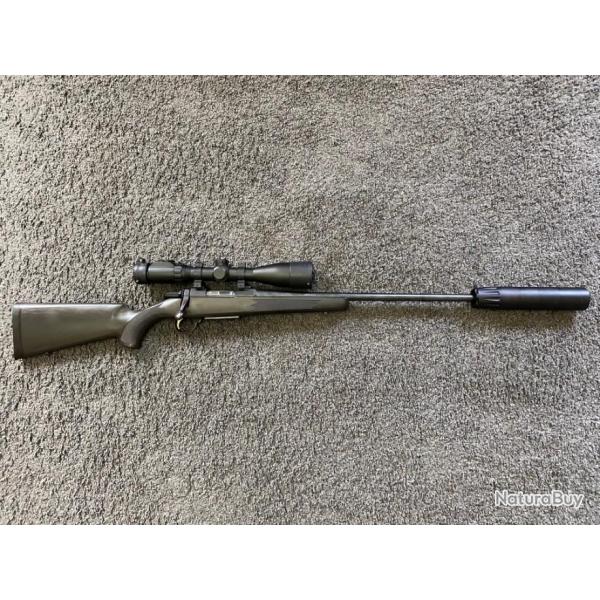 PACK Carabine BROWNING A-Bolt Calibre 222 Rem + Lunette NIKKO STIRLING 1,5-6x44 + Silencieux A-TEC