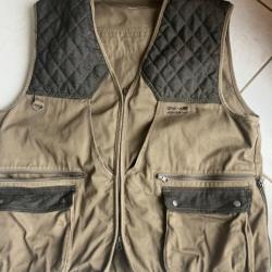 gilet chasse matelassé solognac kaki XL