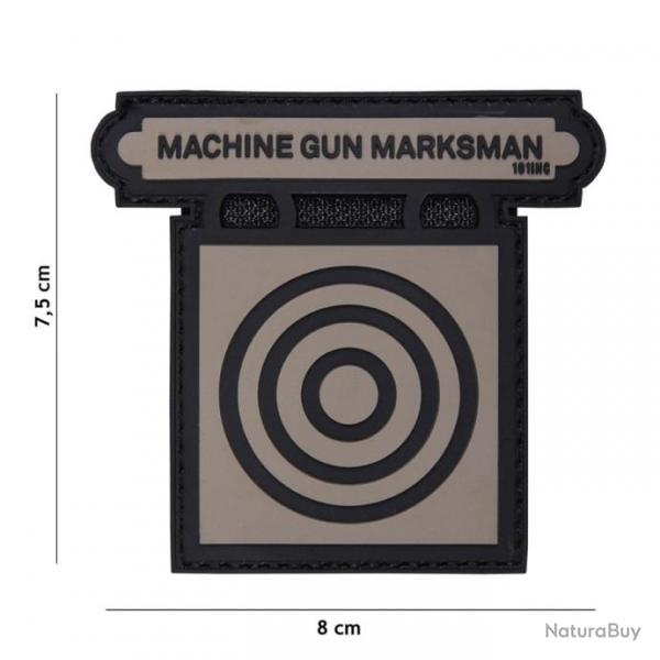 Patch 3D PVC Machine gun marksman avec velcro | 101 Inc (0001 5328)