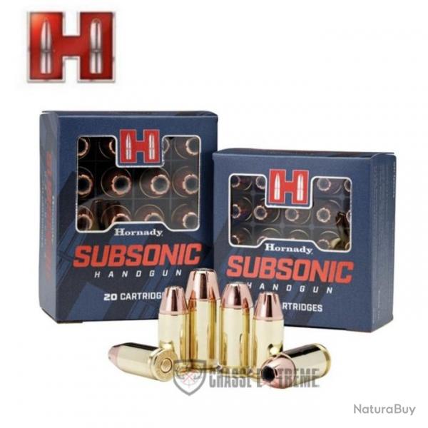 20 Munitions HORNADY Xtp Subsonic Cal 45 Auto 230gr