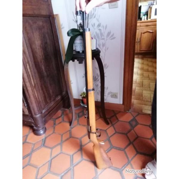 Vent carabine 22lr genre enfield avec  ft en bois trs bel parfait apte au tir recup chez un uncle