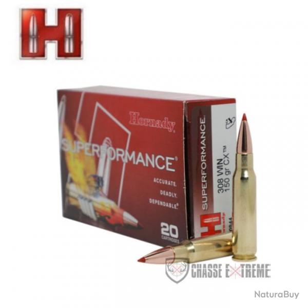 20 Munitions HORNADY Cal 308 Win 150g Cx Spf