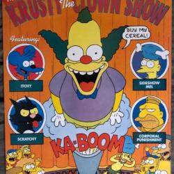 Affiche, poster, de la série TV The Krusty The Clown Show 43 x 61 cm