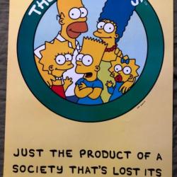 Affiche, poster, The Simpsons N°2.        43 x 61 cm