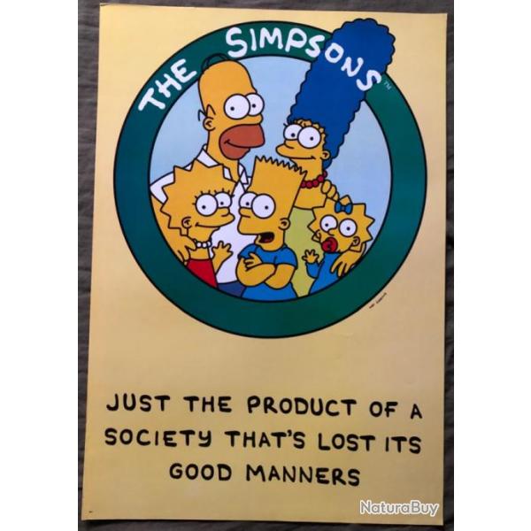 Affiche, poster, The Simpsons N2.        43 x 61 cm