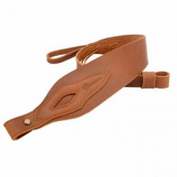 Sangle de fusil de chasse en cuir réglable-MARRON- LIVRAISON  GRATUITE !!