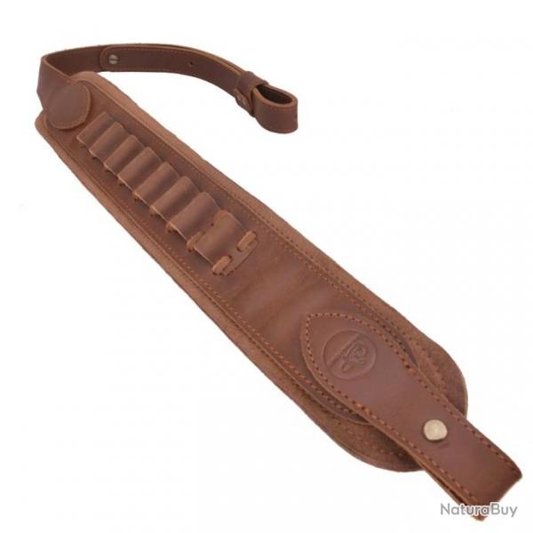 Sangle en cuir de peau de buffle Brown(30-06 45-70) LIVRAISON  GRATUITE !!