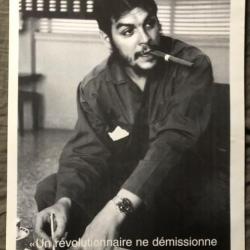 Affiche, poster,Che Guevara, un révolutionnaire ne démissionne jamais 43 x 61 cm