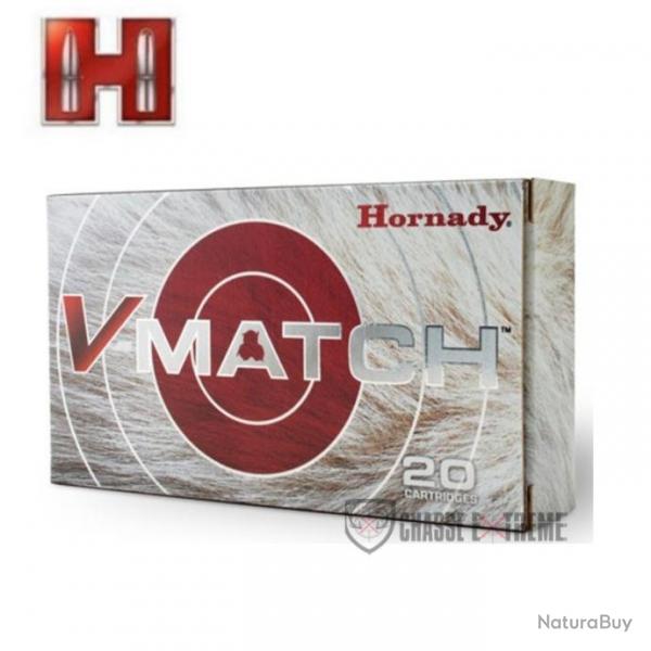 20 Munitions HORNADY V-Match Cal 6.5 Creedmoor 100Gr Eld-Vt