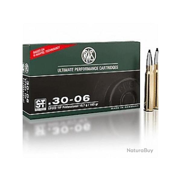 RWS Balles de chasse Speed tip pro - par boite de 20  30-06 SPRINGFIELD   165Gr