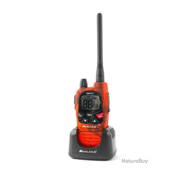 Midland talkies G9-PRO Export Blaze avec oreillette garantie 5 ans
