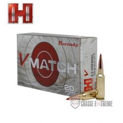 20 Munitions HORNADY V-Match Cal 6.5 Grendel 100Gr Eld-Vt