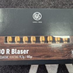 cartouches RWS 30R BLASER 180gr