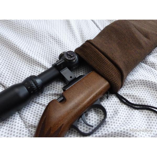 CHAUSSETTE DE PROTECTION MARRON POUR FUSIL OU CARABINE