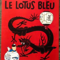 Affiche, poster, Affiche TINTIN le Lotus bleu 43 x 61 cm