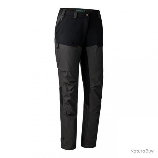 Pantalon DEERHUNTER femme lady ann avec membrane noir et gris