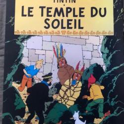 Affiche, poster, : TINTIN le temple du soleil.   43 x 61 cm