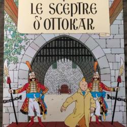 Affiche, poster, TINTIN Le Sceptre d'Ottokar.  43 x 61 cm