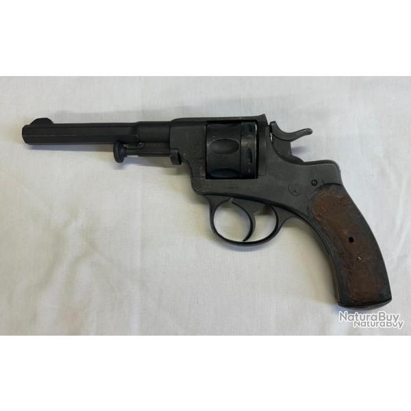 NOUVEAU - Revolver Nagant Douane Belge 1878/86 phosphat cal. 9 mm mise a prix 1 euro sans reserve