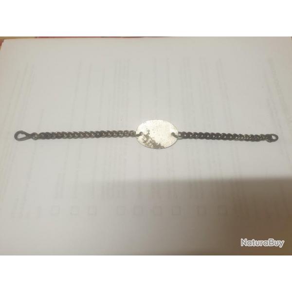 Bracelet d'identit Franais original 23 cm     A1